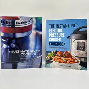 Kitchen Appliance Cookbook Lot 2 Instant Pot Mixer Recipes Paperback‎ Good